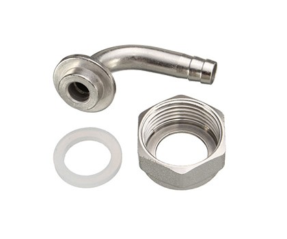 Compensator beer tap shaft G5/8x35mm, chrome plated