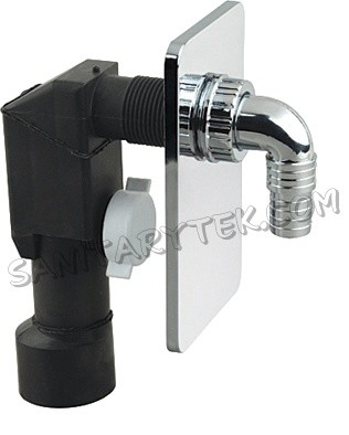 Concealed washing machine trap 50mm