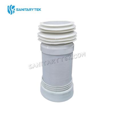 Corrugated WC connection