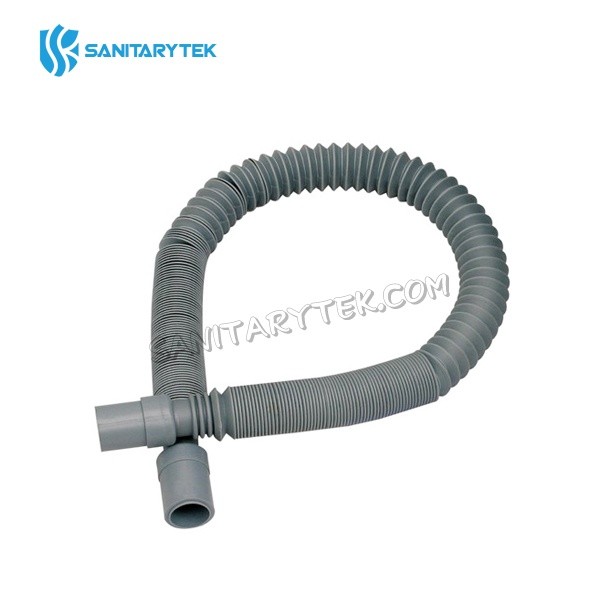 Extensible washing machine outlet hose