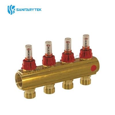 FF brass manifold with 3/4