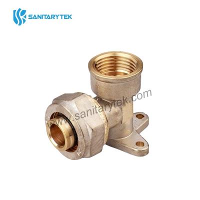 Female wallplate elbow