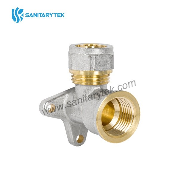 Female wallplate elbow