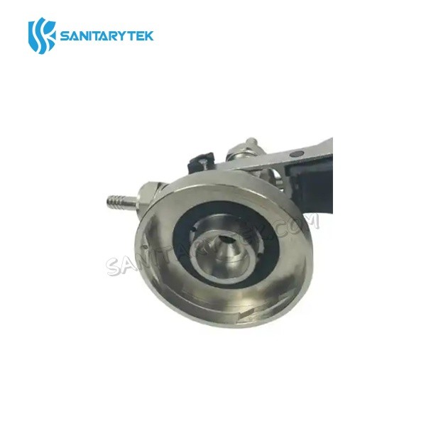 G type keg coupler - brass body, nickel plated