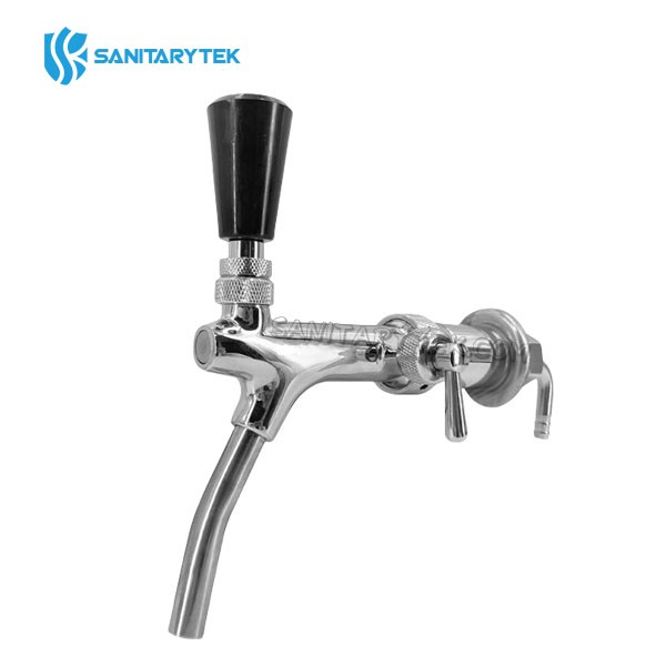 Germany style adjustable beer tap, chrome - Image 2