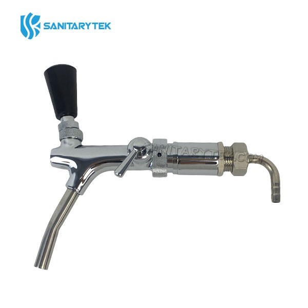 Germany style adjustable beer tap, chrome - Image 3