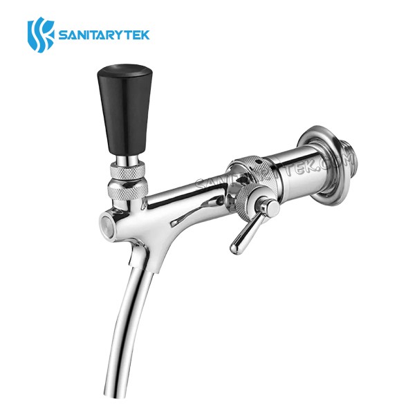 Germany style adjustable beer tap, chrome