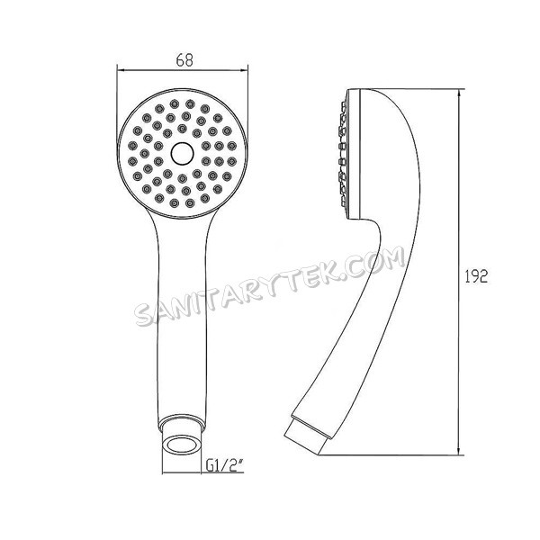 Handheld Shower 1-Function