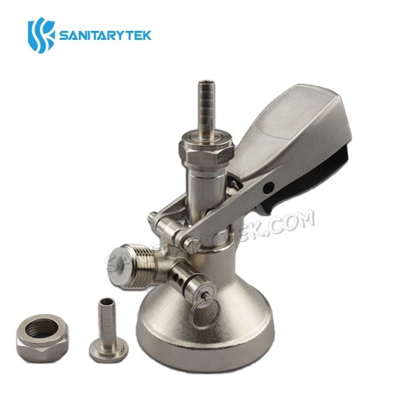 Homebrew beer tap keg coupler G Type keg coupler with relief valve - Image 2