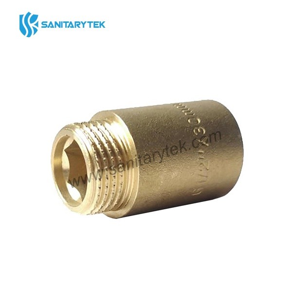 Male-Female brass extender (hexagon inside) - Image 2