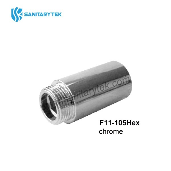 Male-Female brass extender (hexagon inside)