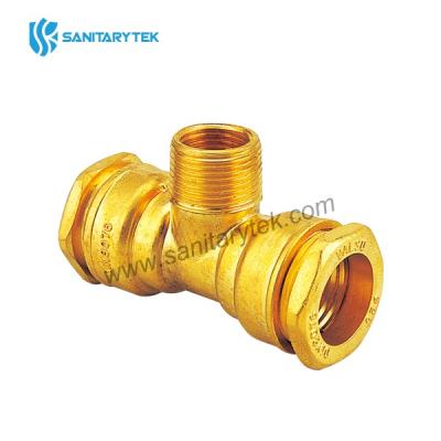 Male tee coupler PE-M-PE
