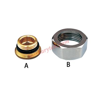 Mixer saddle and wall-mounted mixer nut