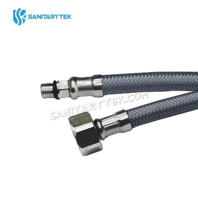 Nylon braided flexible hose with long tip