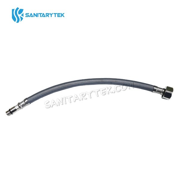 Nylon braided flexible hose with short tip