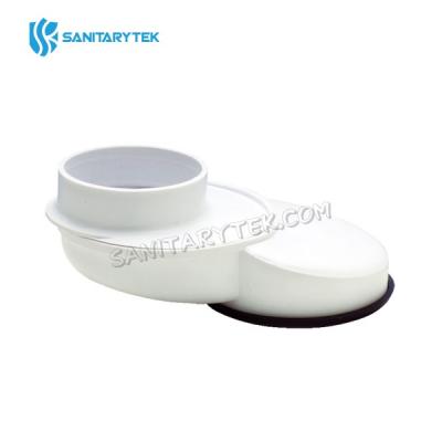 Pan connector for eccentric connections 100/80 mm