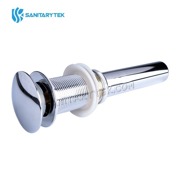 Pop-Up drain assembly without overflow