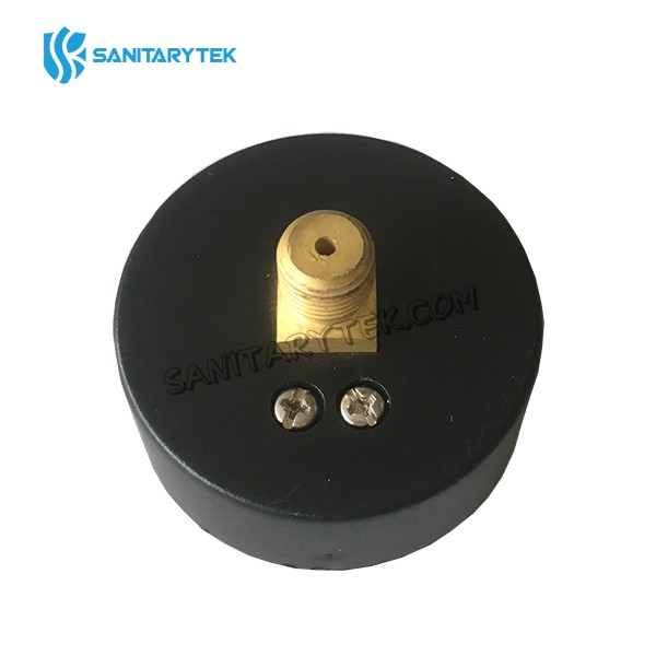Pressure gauge with back connection, ABS case