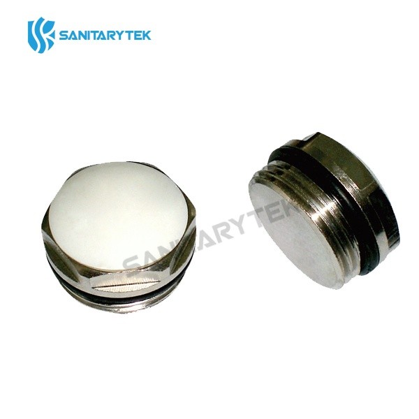 Radiator blanking bleed plug with o-ring