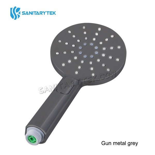 Round 3 functions matte black hand shower spray