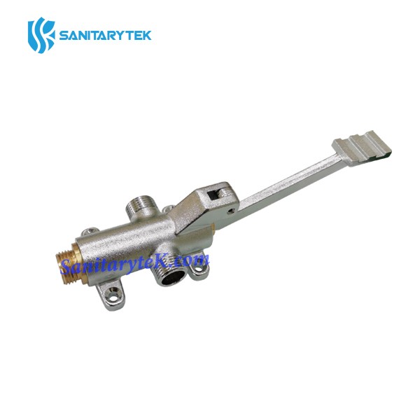 Self mixing pedal cold and hot water