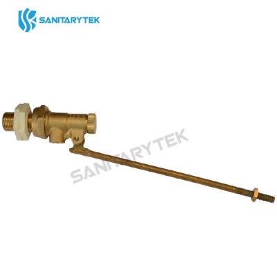 Side entry brass float valve,economy