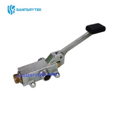 Single pedal progressive mixer (cold & hot water)