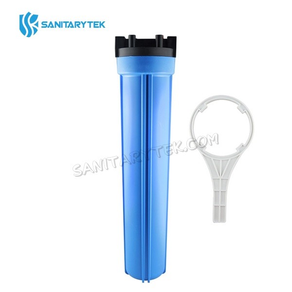 Slimline blue water filter housing 20 inch - Image 2