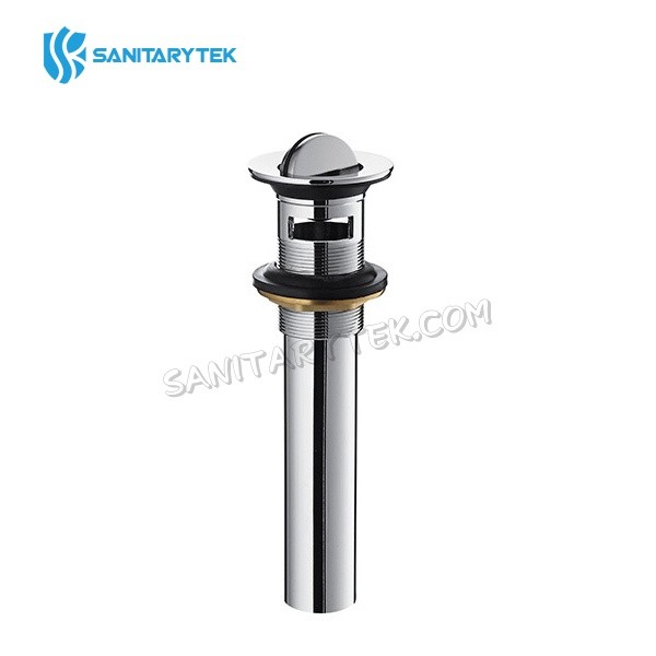 Slotted flip top basin waste