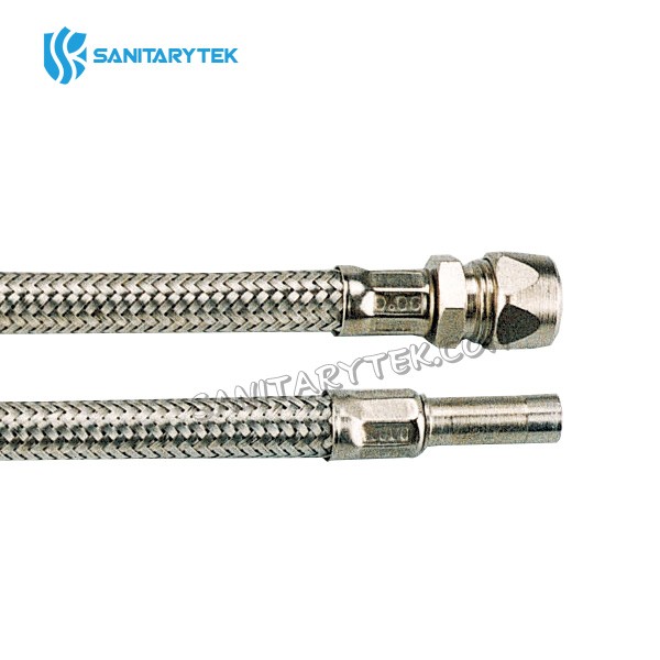 Stainless steel braided supply hose ND8 - Image 2