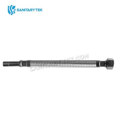Stainless steel braided supply hose - smooth x Female nut