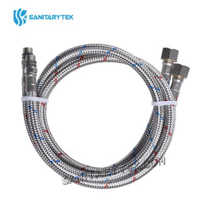 Stainless steel flexible mixer hose pair (set of 2)