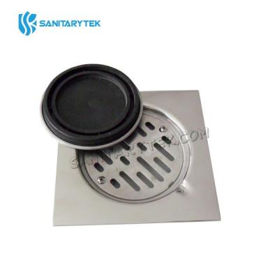 Stainless steel floor drain 3pcs - Rubber Cover