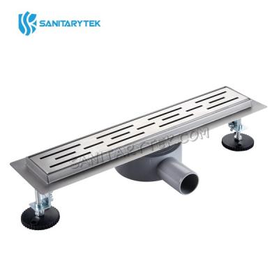 Stainless steel lines shower drain 360 degree rotating siphon