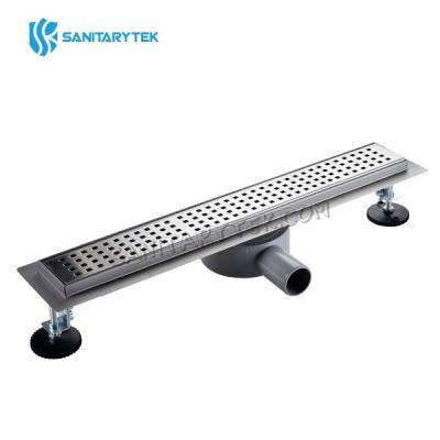 Stainless steel shower channel 360 degree rotating siphon