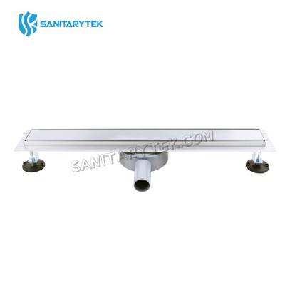 Stainless steel shower drain with 360 degree rotating siphon