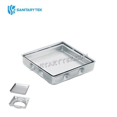 Tile insert stainless steel floor drain