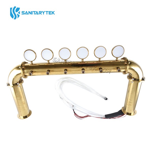 U type stainless steel beer tower