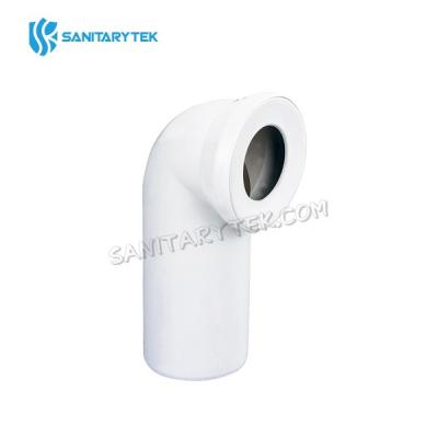 WC connection elbow 110mm, 90 degree