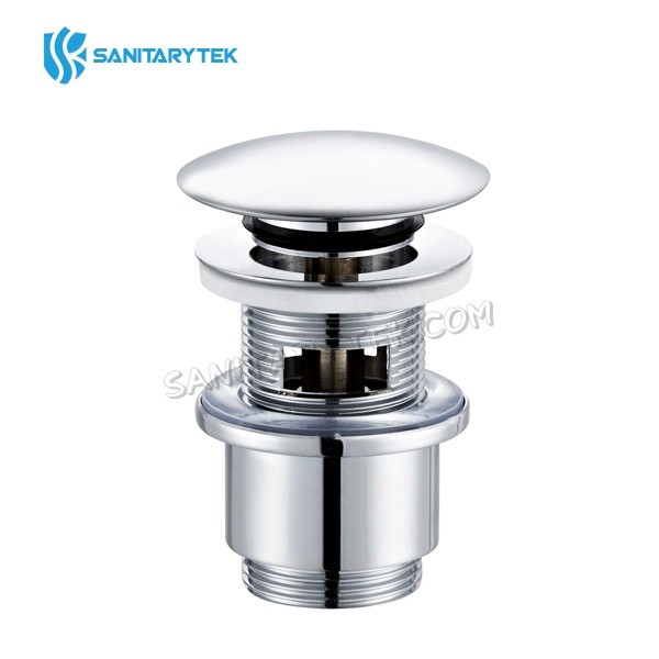 Wash-basin CLICK/CLACK waste G5/4, metal with overflow, big plug