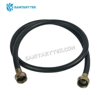 Washing machine hose black rubber