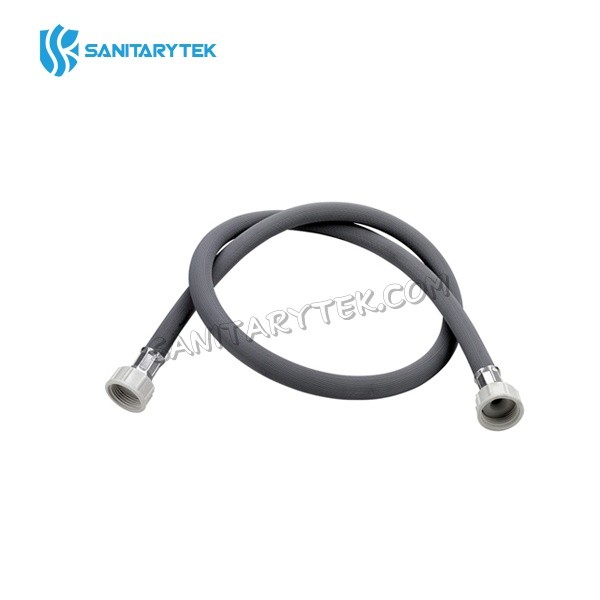 Washing machine inlet hose (grey) - straight