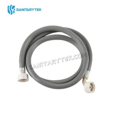 Washing machine inlet hose - straight/elbow (grey)