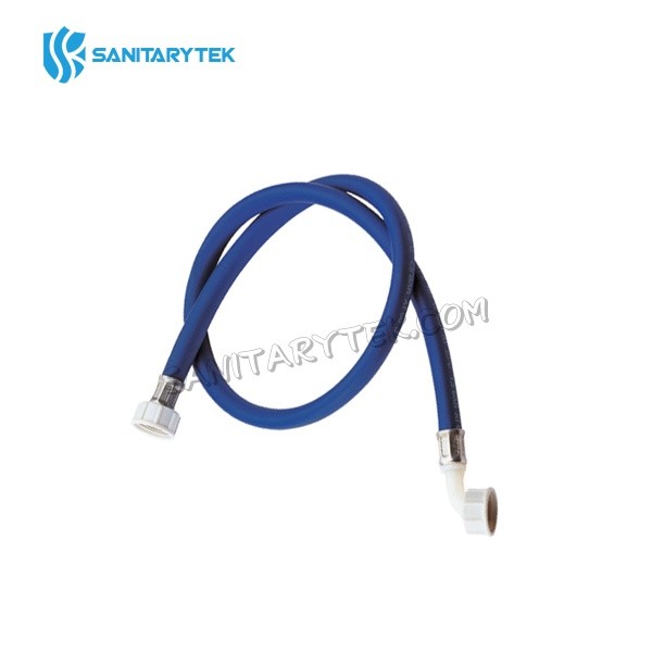 Washing machine inlet hose - straight/elbow (grey)