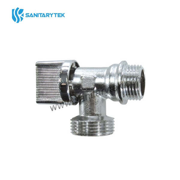 Angle ball valve 1/2x3/4 chrome