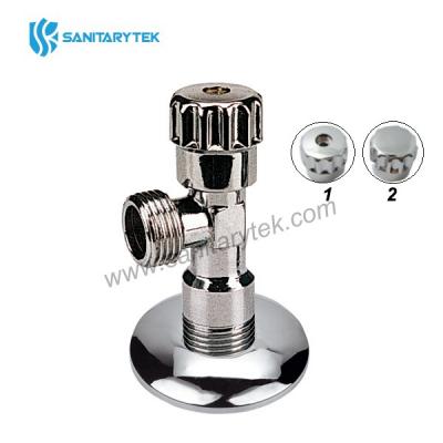 Angle valve, chrome plated