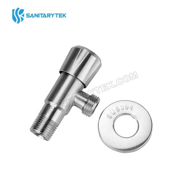 Angle valve wall mounted 304 stainless steel - Image 2