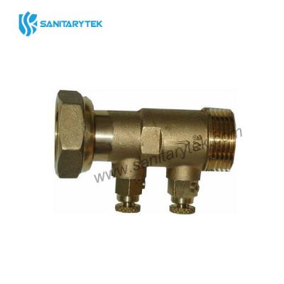 Anti-pollution check valve with 2 brass drain cock, EA type