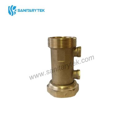 Anti-pollution non return valve with 2 brass plug, EA type