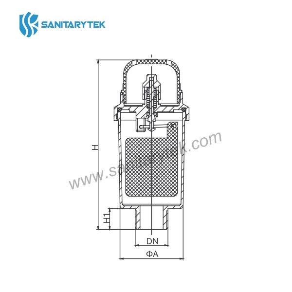 Automatic air discharge vent valve 1/2